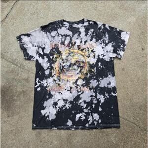 Y2k Sublime Long Beach Black Acid Wash T Shirt Medium Grunge Ska Punk Cali